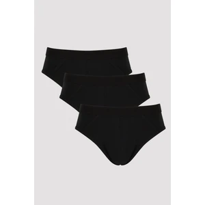Siyah Erkek 3'lü Slip Külot
