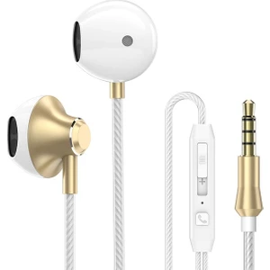 D31 Bas Handsfree Gaming Eardphone Mic ile (Altın) (Yurt Dışından)
