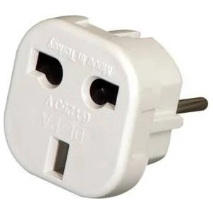Aldım Geldi Üniversal Ingiliz Çevirici Beyaz Erkek Elektrik Priz Dönüştürücü