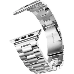 Apple Watch Uyumlu 45MM Çelik Baklalı Kordon 45 mm Kayış Seri 7
