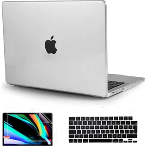 Macbook Pro 14.2 İnç A2442 / A2779 / A992 / A2918 / A3112 / A3185 / A3401  Kasa Koruma Kılıfı 3 Lü Set Hardcese