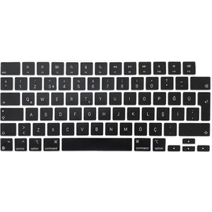 Macbook Pro 14.2 İnç A2442 / A2779 / A992 / A2918 / A3112 / A3185 / A3401  Klavye koruma siyah