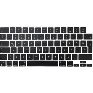 Macbook Pro 16 inç 2021 A2485 M1 Pro M1 Max Işlemci Türkçe Silikon Klavye Koruyucu