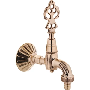 Lpd Rekor Uçlu Osmanlı Nostalji Hamam Sauna Musluğu Sarı Gold