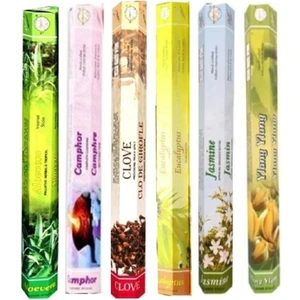 120 Adet Flute Tütsü (Aloe Vera, Kafur, Karanfil, Okaliptus, Yasemin, Ylang Ylang)