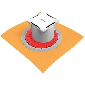 Masters Yalıtımlı Noktasal Su Gideri 10X10 Mat Siyah Yandan Çıkışlı