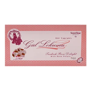 Gül Lokumu Gül Yapraklı 500 gr