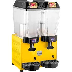Çiftli Şerbet Soğutucu 20+20 lt (Sarı Renk)