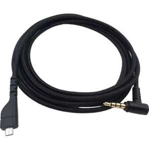 Pc Yedek Ses Kablosu Kordon Tel Hattı Steelseries Arctis 3 5 7 Siyah Fiş (Yurt Dışından)