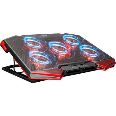 Rampage AD-RC5 Siyah 5 Fanlı  2 Usb 15"-17" Gaming Notebook Soğutucu