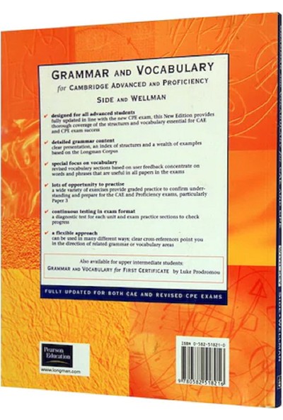 Grammar And Vocabulary For Cambridge Advanced And Proficiency - Richard Side (Ciltli)