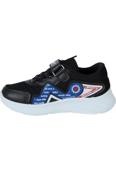 Bolimex 3405 Siyah Cırtlı Erkek Çocuk Spor Ayakkabı