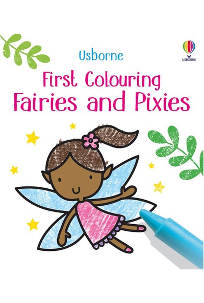 First Colouring Fairies And Pixies Usborne