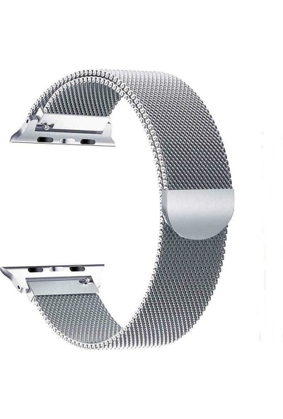 Arabulalaca Apple Watch Uyumlu 45MM Milano Loop Çelik Kordon 45 mm Kayış Seri 7