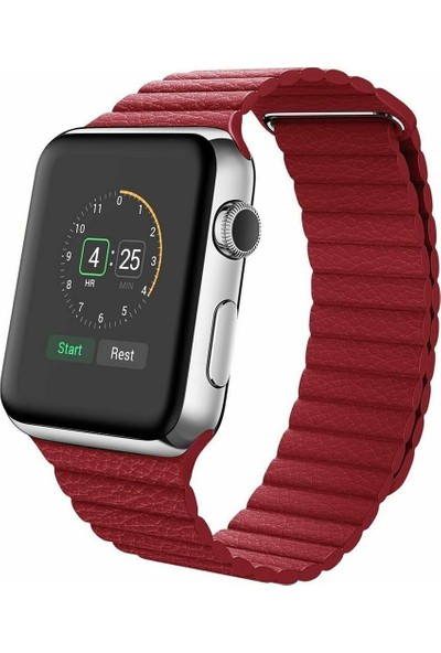 Arabulalaca Apple Watch Uyumlu SERİ S10 / S11 46MM Deri Loop Kordon 45MM 46MM Kayış BEDEN L
