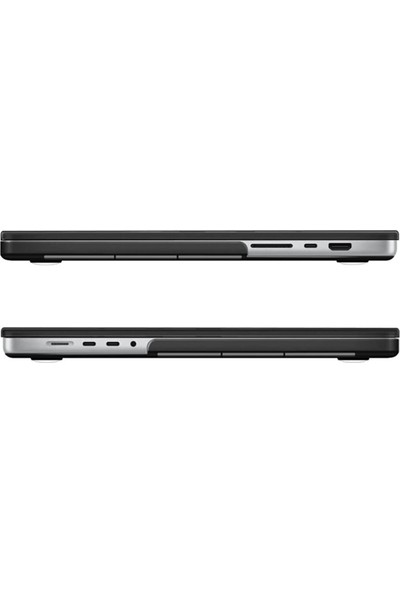 Arabulalaca Macbook Pro 16.2 2021 A2485 M1 İşlemcili Koruma Kılıfı 3 Lü Set Hardcese