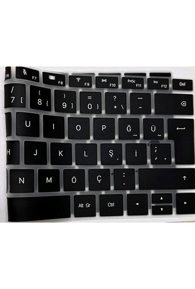 Arabulalaca Huawei Matebook 13 2020 Türkçe Q Silikon Klavye Koruyucu HN-W19R
