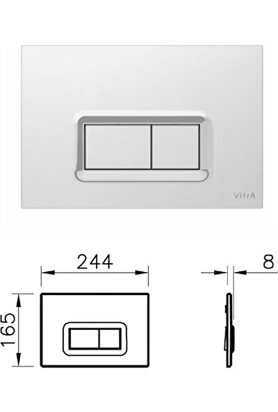 VitrA V8 800-1868 Asma Klozetler İçin Gömme Rezervuar Seti