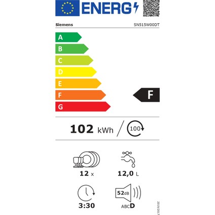 Sn515W00Dt Ankastre Bulaşık Makinesi