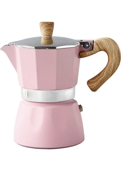 Black Goat 3 Cup Moka Pot - Pembe