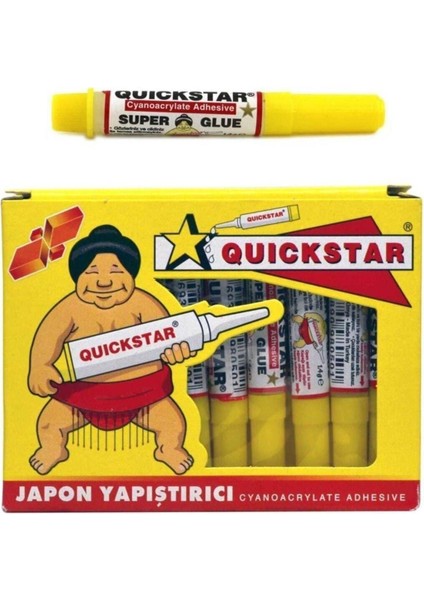 Quickstar Japon Yapıştırıcısı 1,4 gr 50 Adet