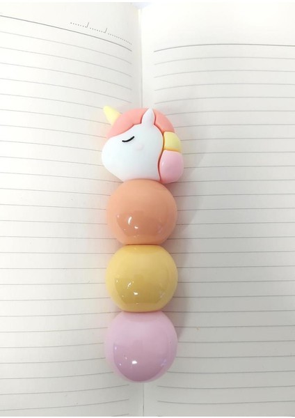 Hdmarketim 3'lü Unicorn 3 Renk Fosforlu Kalem modelleri