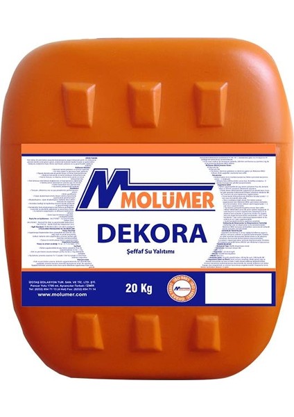 Dekora Şeffaf Su Yalıtımı 20 kg