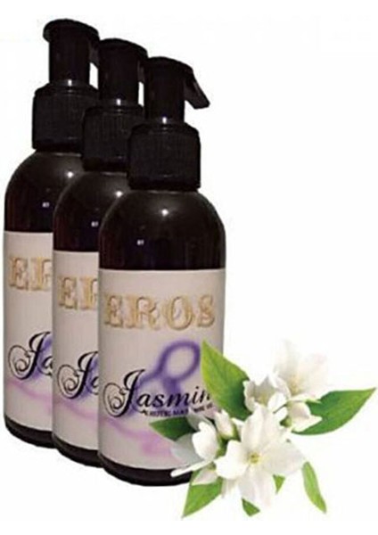 3 Adet 120ml Yasemin Aromalı Eros Erotik Masaj Yağı