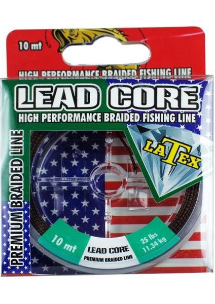 Effe Latex Lead Core 10 Metre Kurşunlu Ip Misina 25 Lbs