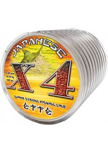 Japanese X4 100 Metre Olta Ip Misinası 0.45 mm