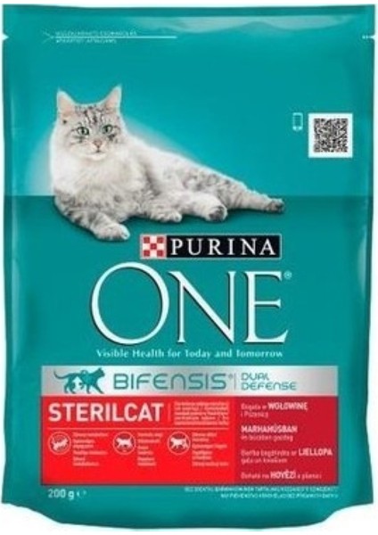 Sterilisied Sığır Etli Kuru Kedi Maması 1.5 Kg x 4'lü
