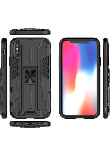 iPhone Xs Max Için Çift Katmanlı Koruyucu Kılıf (Yurt Dışından)