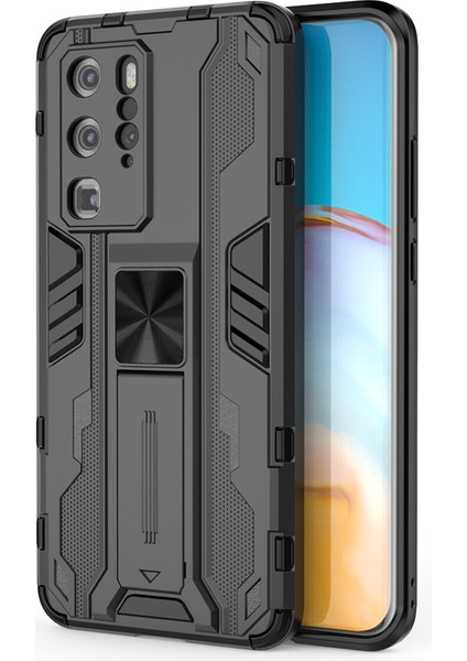 Huawei P40 Pro Için Çift Katmanlı Koruyucu Kılıf (Yurt Dışından)
