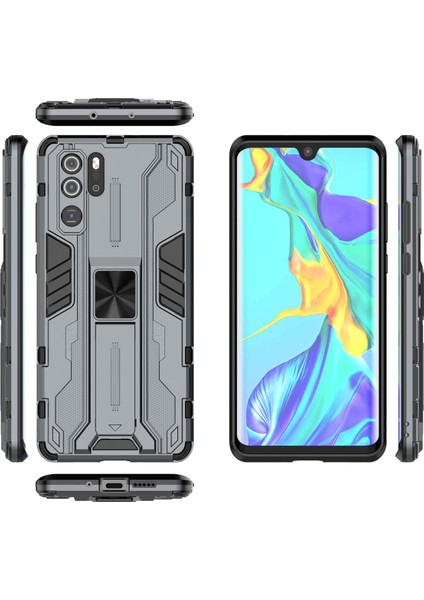 Huawei P30 Pro Için Çift Katmanlı Koruyucu Kılıf (Yurt Dışından)