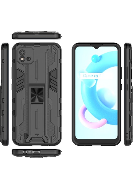 Realme C20 Için Çift Katmanlı Koruyucu Kılıf (Yurt Dışından) fiyatları
