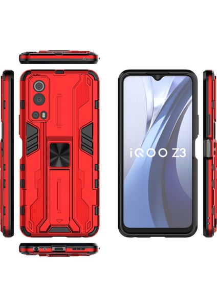 Vivo Iqoo Z3 Için Çift Katmanlı Koruyucu Kılıf (Yurt Dışından)