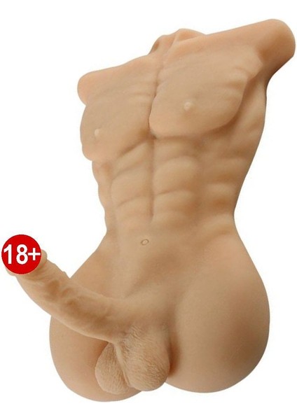 Xise Daniel Yarım Vücut Realistik Penisli Erkek Mastürbatör