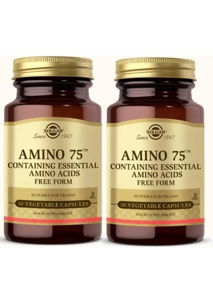 Amino 75 (Essential Amino) 30 Kapsül 2 Adet