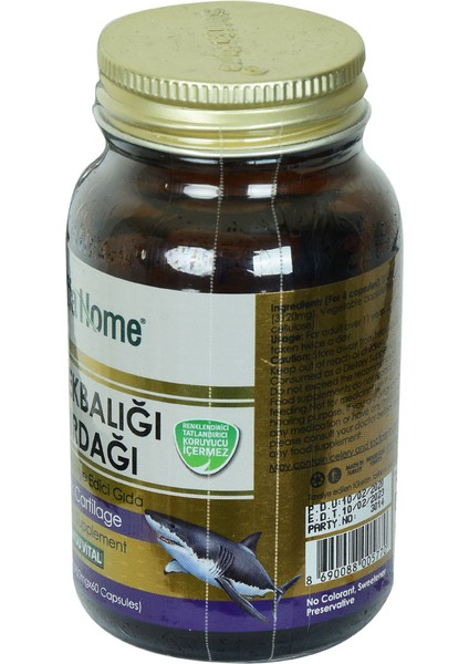 Shiffa Home Köpek Balığı Kıkırdağı Diyet Takviyesi 900 Mg x 60 Kapsül