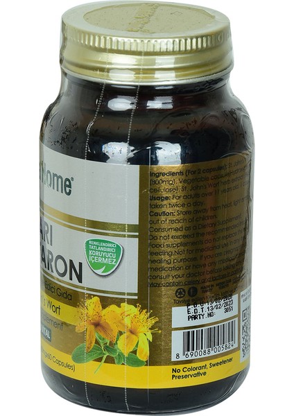 Shiffa Home Sarı Kantaron Diyet Takviyesi 560 Mg X 60 Kapsül fiyatları