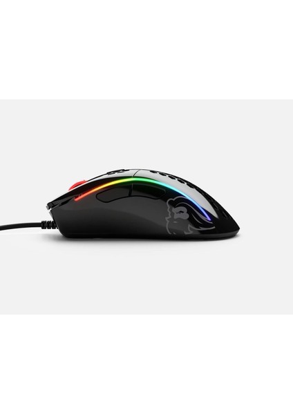 Model D Kablolu Parlak Siyah Orta/Küçük El RGB Oyuncu Mouse GLO-MS-DM-GB