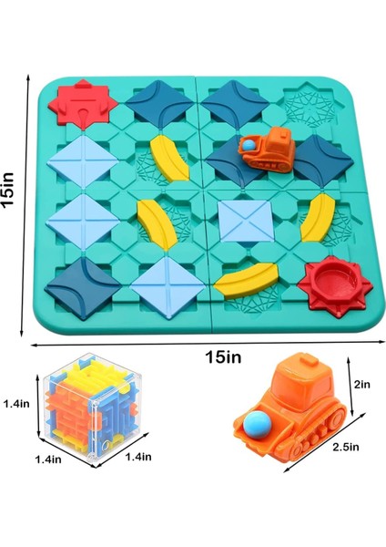 Mantıksal Yol Oluşturucu Yoğun Saat Oyunu Yapboz Oyunu (Yurt Dışından)