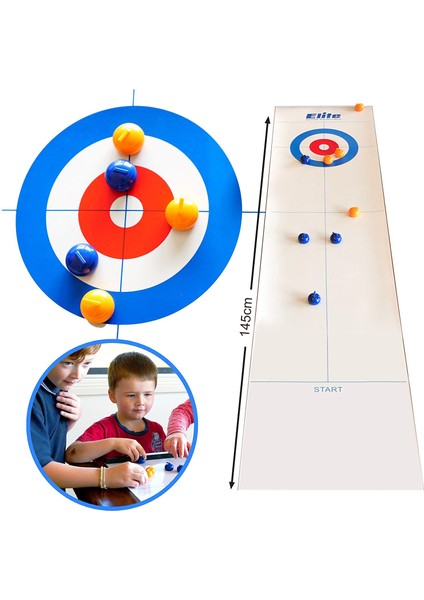 Curling Çocuk Eğitici Oyun Oyuncakları