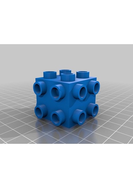 Duplo 2x2 Yanlarında Nibbles Ile Plastik Aparat