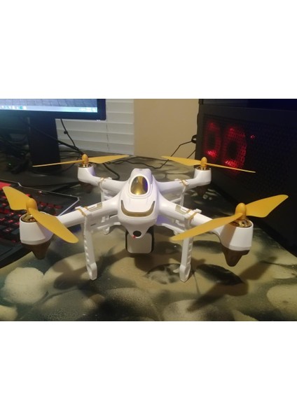 Hubsan 501 Arazi Dişli W / Go Pro Tabanı Plastik Aparat
