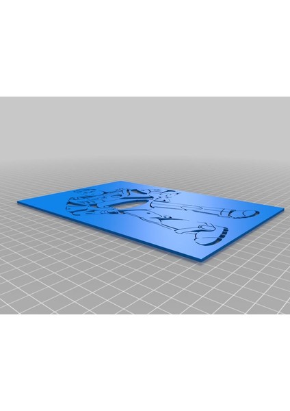 Buzz Lightyear Stencil 3 Plastik Aparat