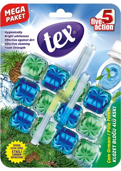 Wc Klozet Bloğu Mega 3*50GR (Çam Ormanı)
