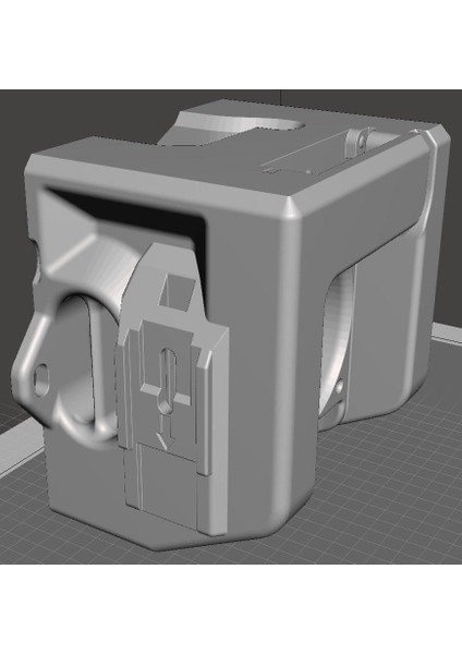 Dokunmatik-Mi Ender 3 / CR10 Hotend Fanduct Stok Fan Plastik Aparat