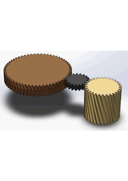 Solidworks Için Dişli Jeneratörü (Straight / Helix / Herringbone) Plastik Aparat