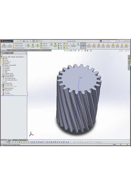 Solidworks Için Dişli Jeneratörü (Straight / Helix / Herringbone) Plastik Aparat modelleri
